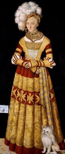 Księżna Katarzyna Meklemburska autorstwa Lucas Cranach the Elder