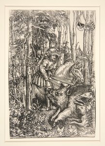 Łowca zabijający dzika autorstwa Lucas Cranach the Elder