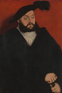 Johann 1498-1537, książę saksoński, ok. 1930 r. 1534-37. autorstwa Lucas Cranach the Elder