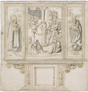 Szkic ołtarza Lucasa Cranacha autorstwa Lucas Cranach the Elder