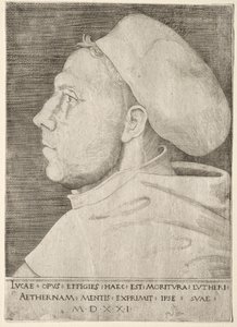 Marcin Luther. autorstwa Lucas Cranach the Elder
