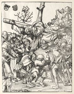 Męczeństwo św. Piotra. autorstwa Lucas Cranach the Elder