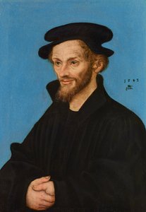 Portret Filipa Melanchtona autorstwa Lucas Cranach the Elder
