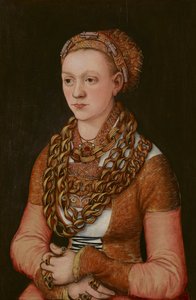 Portret Anny Buchner z domu Lindacker autorstwa Lucas Cranach the Elder