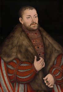 Portret Joachima II, elektora brandenburskiego autorstwa Lucas Cranach the Elder