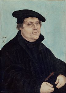 Portret Marcina Lutra autorstwa Lucas Cranach the Elder
