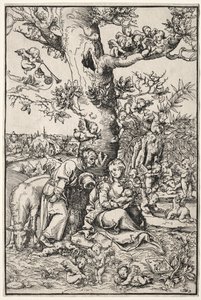 Odpocznij w ucieczce do Egiptu, 1509. autorstwa Lucas Cranach the Elder