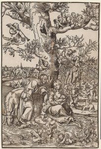 Odpocznij w biegu autorstwa Lucas Cranach the Elder