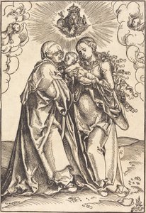 Św. Anna i Dziewica z Dzieciątkiem autorstwa Lucas Cranach the Elder
