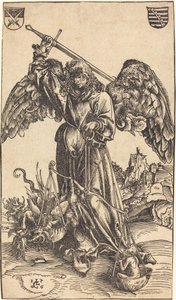 Archanioł Michał ważący duszę autorstwa Lucas Cranach the Elder