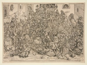 Czwarty Turniej autorstwa Lucas Cranach the Elder
