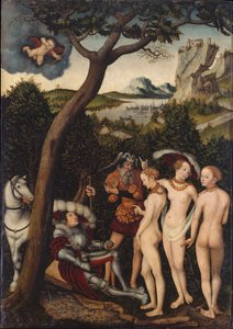 Sąd Paryski, ok. 1528 autorstwa Lucas Cranach the Elder