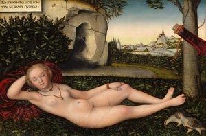 Nimfa Wiosny, po 1537 r. autorstwa Lucas Cranach the Elder