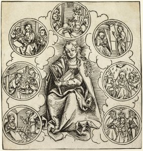 Siedem radości Maryi autorstwa Lucas Cranach the Elder
