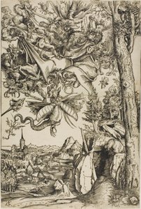 Kuszenie świętego Antoniego autorstwa Lucas Cranach the Elder