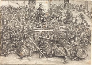 Trzeci Turniej autorstwa Lucas Cranach the Elder