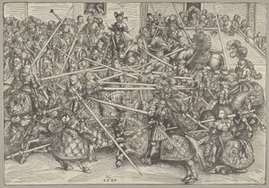 Trzeci Turniej, 1509. autorstwa Lucas Cranach the Elder
