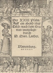 Ramka tytułowa z Dziejami Salome i św. Jana Chrzciciela. autorstwa Lucas Cranach the Elder