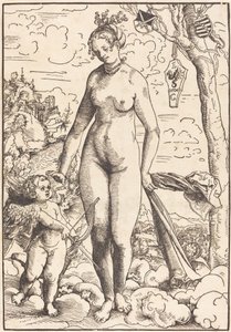 Wenus i Kupidyn autorstwa Lucas Cranach the Elder