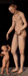 Wenus z Kupidynem jako złodziejem miodu autorstwa Lucas Cranach the Elder