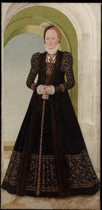 Anna Duńska, księżna Saksonii autorstwa Lucas Cranach the Younger
