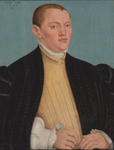 niemiecki: Bildnis eines jungen Mannes Portret młodego mężczyzny autorstwa Lucas Cranach the Younger
