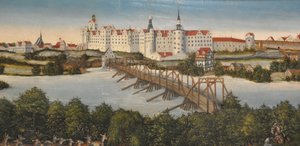 Niemcy: Polowanie na jelenie elektora Johanna Friedricha Polowanie na jelenie elektora Johanna Friedricha
 szczegół: Zamek Hartenfels w Torgau autorstwa Lucas Cranach the Younger