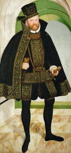 niemiecki: Elektor August Saski (1526-1586) August, elektor Saksonii (1526-1586) autorstwa Lucas Cranach the Younger