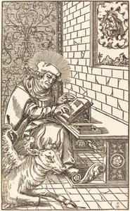 Święty Łukasz autorstwa Lucas Cranach the Younger