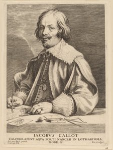 Jacques Callot autorstwa Lucas Emil Vorsterman after Sir Anthony van Dyck