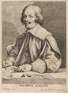 Jacques Callot autorstwa Lucas Emil Vorsterman after Sir Anthony van Dyck