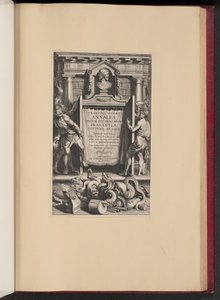 Strona tytułowa Franciscus van Haer, Annales Dukes or Princes of Brabantiae, III autorstwa Lucas Emil Vorsterman after Sir Peter Paul Rubens