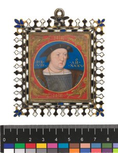 Henryk VIII, ok.1525-27 (kolor ciała na welinie na kartonie)