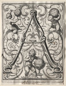 Nowa broszura ABC: A, 1627. autorstwa Lucas Kilian