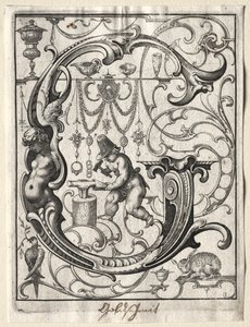 Nowa broszura ABC: G, 1627. autorstwa Lucas Kilian