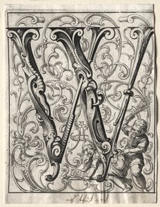 Nowa broszura ABC: W, 1627. autorstwa Lucas Kilian