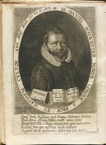 Portret Daniela Schwentera 1585-1636 autorstwa Lucas Kilian