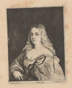 Portret młodej weneckiej kobiety autorstwa Lucas Vorsterman (II)