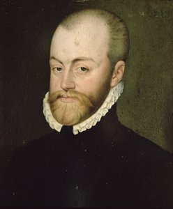 Portret Filipa II (1527-1598), króla Hiszpanii (olej na płótnie)