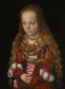 Księżniczka Saksonii, c.1517 (olej na panelu) autorstwa Lucas the Elder Cranach