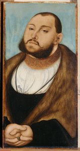 Jan Fryderyk I, elektor saski (1503-1554), przez Cranacha, Lucasa Starszego (1472-1553). Olej na drewnie autorstwa Lucas the Elder Cranach