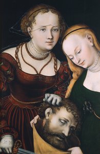 Judyta z głową Holofernesa – Lucas Cranach Starszy (1472-1553) autorstwa Lucas the Elder Cranach