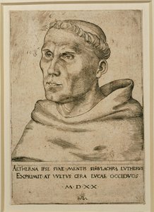 Marcin Luter ... (rycina) autorstwa Lucas the Elder Cranach
