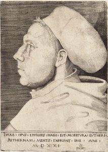 Marcin Luter jako augustianin – Lucas Cranach Starszy 1521 autorstwa Lucas the Elder Cranach