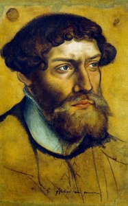 Portret Filipa I, księcia pomorskiego – Lucas Cranach Starszy (1472-1553), rysunek autorstwa Lucas the Elder Cranach