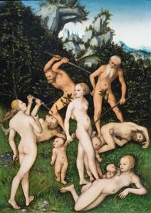 Prymitywni ludzie autorstwa Lucas the Elder Cranach