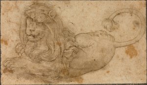 Studium lwa autorstwa Lucas the Elder Cranach
