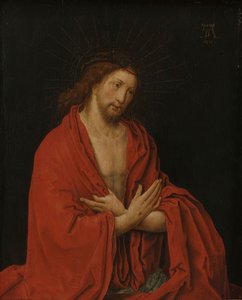 Chrystus z koroną cierniową autorstwa Lucas van (after) Leyden