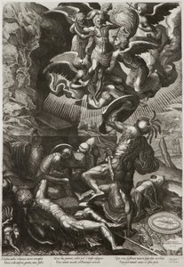 Zmartwychwstanie Chrystusa, 1557 autorstwa Lucas van Doetechum