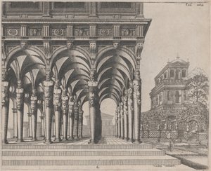 Loggia z Satyrowymi Warunkami i Ogród